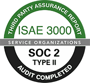 											                                ISAE3000 SOC 2 (typ Il) ackrediterad		                            								